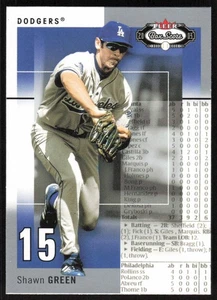 2003 Fleer Box Score #44 Shawn Green - Picture 1 of 2