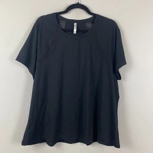 Athleta kurzärmliges Oberteil Damen Größe 2X Chi Punkte Netz Schleppe T-Shirt sportlich - Bild 1 von 11