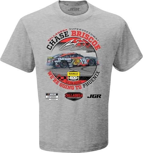 Camiseta ganadora Chase Briscoe #19 NASCAR 2025 Talladega Speedway 10.19.2025 Foto 1 de 1