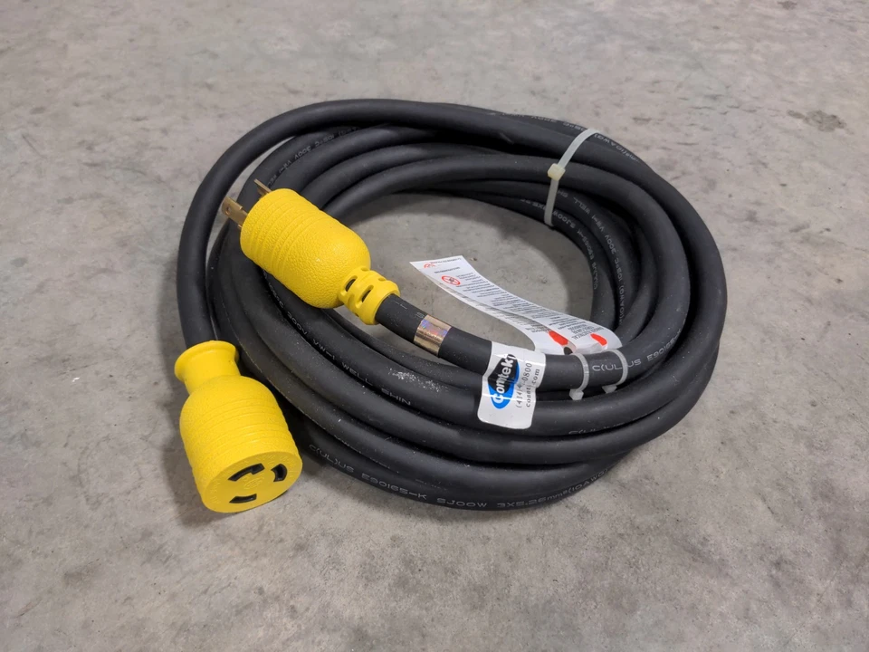 Conntek RUL630PR-025 10/3 30-Amp 250-volt L6-30 extension cord - Image 1 of 1