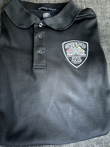 Rhode Island State Police Polo Shirt by Devon & Jones Size Large - Picture 1 of 3