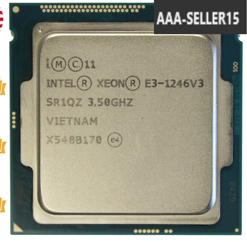 Intel Xeon E3-1246 V3 SR1QZ 3.5GHz 8MB 4-Core LGA1150 Workstation Server CPU 84W - Image 1 of 1