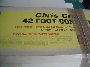 Sterling Models Chris Craft 42' Corvette model boat kit - Picture 1 of 16