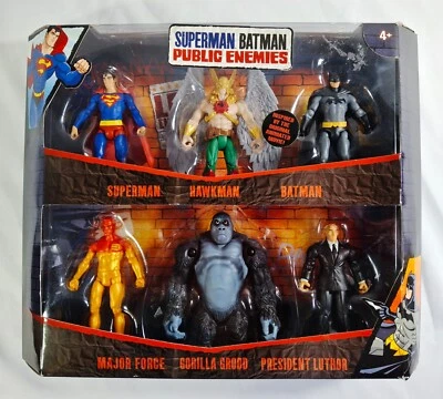 Superman Batman Public Enemies Action Figure Hawkman Gorilla Grodd Mattel 2009 - Image 1 of 2