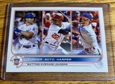 2022 TOPPS SERIES 1 LEAGUE LEADERS #59 - T TURNER / JUAN SOTO / BRYCE HARPER