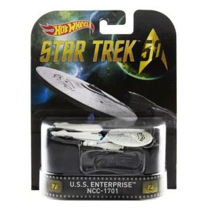 Hot Wheels Retro Entertainment Star Trek U.S.S Enterprise NCC-1701 - Picture 1 of 2