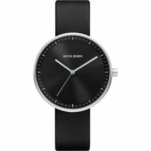 Jacob Jensen 284 Strata Black Ladies Watch JJ284 - Picture 1 of 2