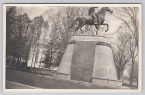 RPPC BROOKLYN Connecticut ISRAEL PUTMAN Monument Plaque AZO 1918-1930 - Imagen 1 de 2