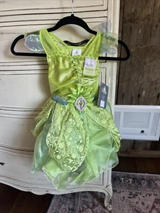 Disney Store Tinkerbell Dress Glow In The Dark Size Size 3 - Picture 1 of 1
