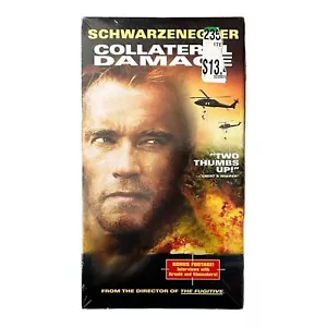 Collateral Damage VHS Movie Arnold Schwarzenegger New Factory Sealed Watermark - Picture 1 of 6