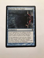 Rare Quest for Ula's Temple: Magic The Gathering LP/NM English MTG Worldwake 