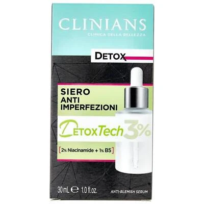 Clinians Detox Siero Viso Anti Imperfezioni 30 Ml - Immagine 1 di 2