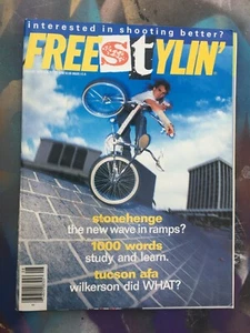 Freestylin' Magazine August 1988 - ACS GT BMX Haro Dyno Hutch Redline - Picture 1 of 10