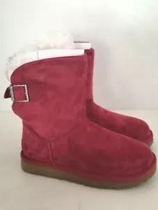 NEU IM KARTON! UGG DAMEN REMORA WILDLEDER LAMMFELL SCHNALLE KRISTALL GLITZER STIEFEL 7, 8 - Bild 1 von 16