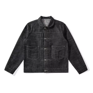 Plissee Japanese Selvedge Rainbow Nep Neppy Denim Type II 507xx Trucker Jacket - Bild 1 von 16