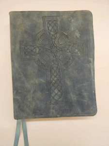 Premium Leather Bible ESV Journaling Bible in A Sunset Cowhide Rugged Leather - Picture 1 of 6