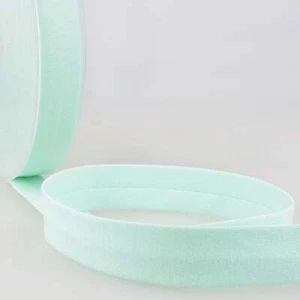 Turquoise Blue (005) - Bias Binding - Cotton Jersey 20mm - Stephanoise - Picture 1 of 1