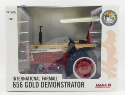 Case IH Farmall 656 Gold Demonstrator Tractor 1:16 w/ Canopy 2011 Ertl 1/16 - Image 1 of 4
