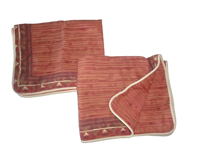 VOHANN TERRACOTA PRESCOTT PÚRPURA SUROESTE (2) FUNDAS DE ALMOHADA ESTÁNDAR 20x26 Foto 1 de 4