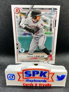 2021 Bowman Draft 1st Edition JORDAN LAWLAR BD-194 DIAMONDBACKS 1ST BOWMAN - Picture 1 of 1