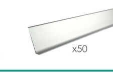 Fuchs Design 50 Mètre Plinthe en Aluminium - Blanche (4260541863458)