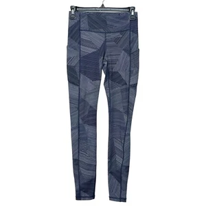 Apretado Lululemon Speed Up *Full-On Luxtreme 28" Grabado Granizo Medianoche Azul Marino Talla 4 - Imagen 1 de 17