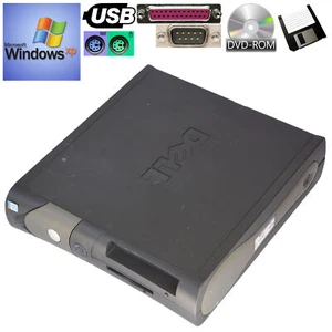 Dell Optiplex Gx270 Windows Xp Rs-232 Lpt Usb Lan Vga Agp Dvd-R Floppy Fdd M997 - Photo 1/5