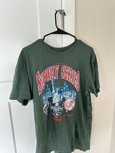 Mitchell & Ness MLB Subway Series New York Yankees vs Mets T Shirt Size Large - Picture 1 of 3