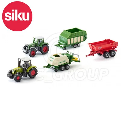 SIKU NO.6286 1:87 Scale siku GIFT SET - 5 AGRICULTURAL VEHICLES Dicast Model Toy - Image 1 of 2