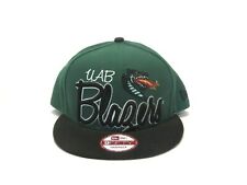NEW 9Fifty University of Alabama Birmingham Blazers Snapback Cap - Green O/S