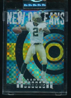 Aaron Brooks 2004 Topps Finest Gold Xfractor Uncirulated Encased 146/150 - Image 1 of 2