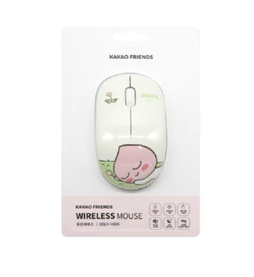KAKAO Friends Wireless MOUSE Quiet CHOONSIK Pink *US-duty Paid - Image 1 of 4