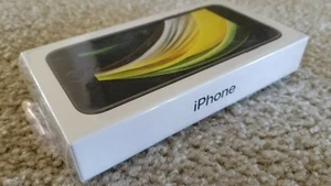 New & Factory Sealed Apple iPhone SE 2nd Gen. - 64GB - Black Locked To AT&T Only - Picture 1 of 6