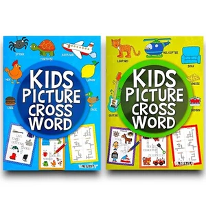 Children's Kids Activity Puzzle Books Picture Crossword Travel A4 Books 2 Books - Imagen 1 de 16