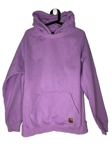 Brixton Mens Large Heavyweight Hoodie Sweatshirt Pullover Light Purple - Picture 1 of 8