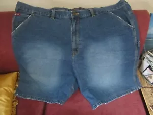 Bugle Boy Carpenter Shorts Men SIZE 52 Denim ~GENTLY WORN, NO STAINS,ETC. - Picture 1 of 4