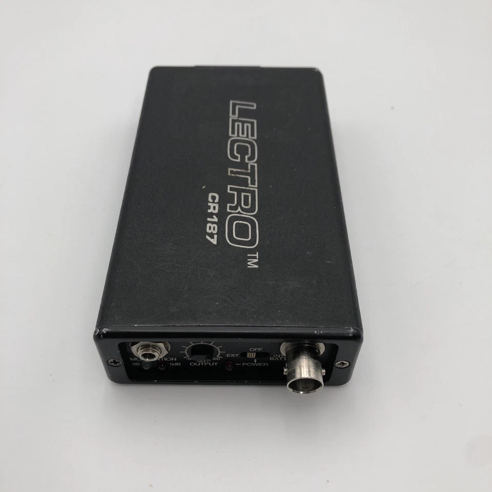 Used Lectrosonics LECTRO CR187 Lavalier Wireless RECEIVER UNTESTED READ - Image 1 of 4