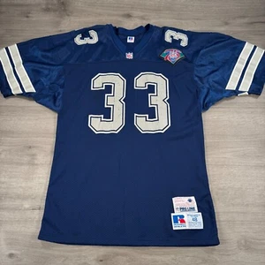 Vintage Russell Pro Line Jersey Tony Dorsett Dallas Cowboys Blue Size 48 - Picture 1 of 12