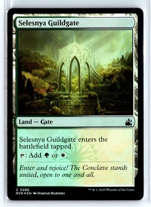 FOIL Selesnya Guildgate 286 Ravnica Remastered – MTG Magic the Gathering Card - Picture 1 of 5