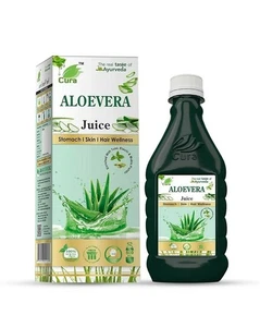 Cura Aloe Vera Ras Ayurvedic Juice for Skin Glow Digestion Immunity 500ml 1Pcs - Picture 1 of 5
