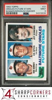 1982 Topps #21 Cal Ripken Jr. RC Orioles Hof PSA 9 Foto 1 de 4