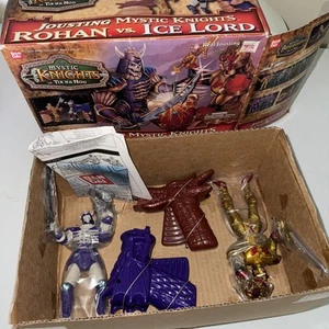 Jousting Mystic Knights Rohan vs. Ice Lord #7850 Vintage Bandai Kb Toys Action - Picture 1 of 9
