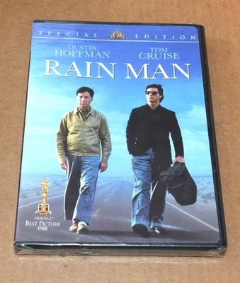 Rain Man DVD Drama Road Trip 1988 R Dustin Hoffman Tom Cruise New Sealed - Image 1 of 2