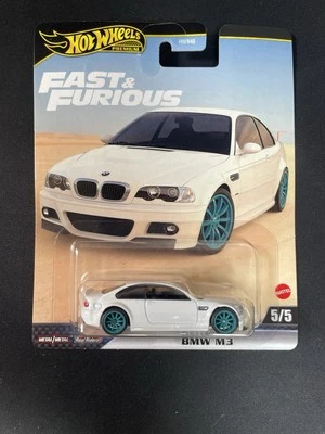 2023 Hot Wheels Fast and Furious BMW M3 E46 White 🔥 Brand New Unopened - Image 1 of 2