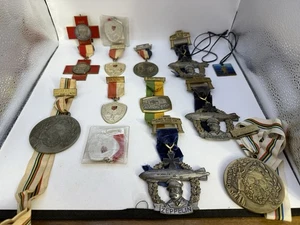 Lote de Medallas Volksmarch Alemanas Años 70 Zeppelin Olympia + Folletos - Imagen 1 de 9
