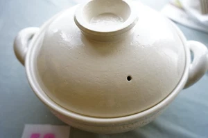 NAGATANIEN IGA Ware Donabe Healthy Steam Pot Large 31cm 3-5ppl Direct Heat Neu - Bild 1 von 8