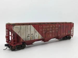 HO Atlas Transportation Corp Thrall 4750 Covered Hopper TCAX #60528 WEATHERED - Bild 1 von 10