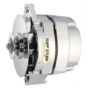 Tuff Stuff Alternator 7127NJP; 10SI 65 Amp Polished for 1971-1986 Chevy - Picture 1 of 1