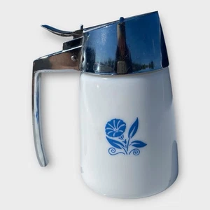 Servidor de goteo de jarabe Corning Ware de colección azul aciano 930 Santa Bárbara CA Disp - Imagen 1 de 10