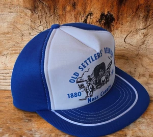 Vintage Ness County Old Settlers' Reunion Kansas, Trucker Hat Cap Snapback Foam - Picture 1 of 10